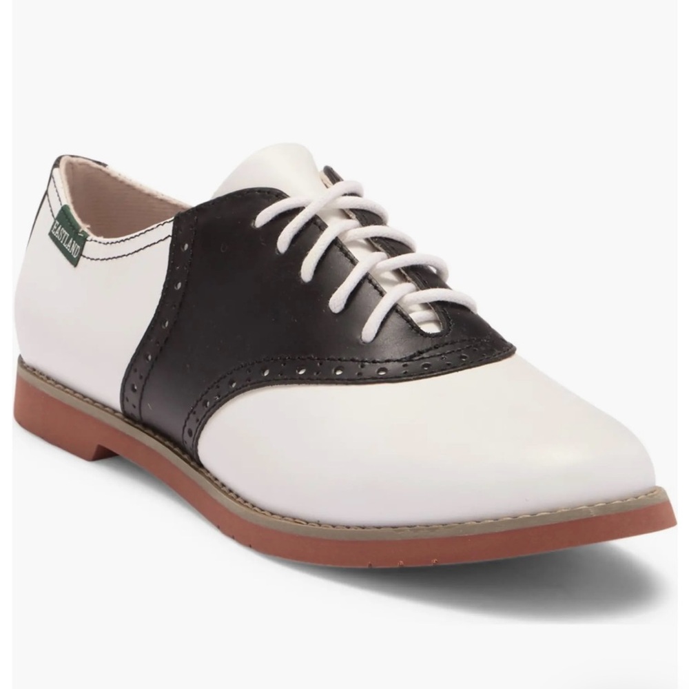 Eastland Women's Black and White Loafers